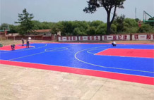 亞強(qiáng)體育施工案例:懸浮式籃球場,